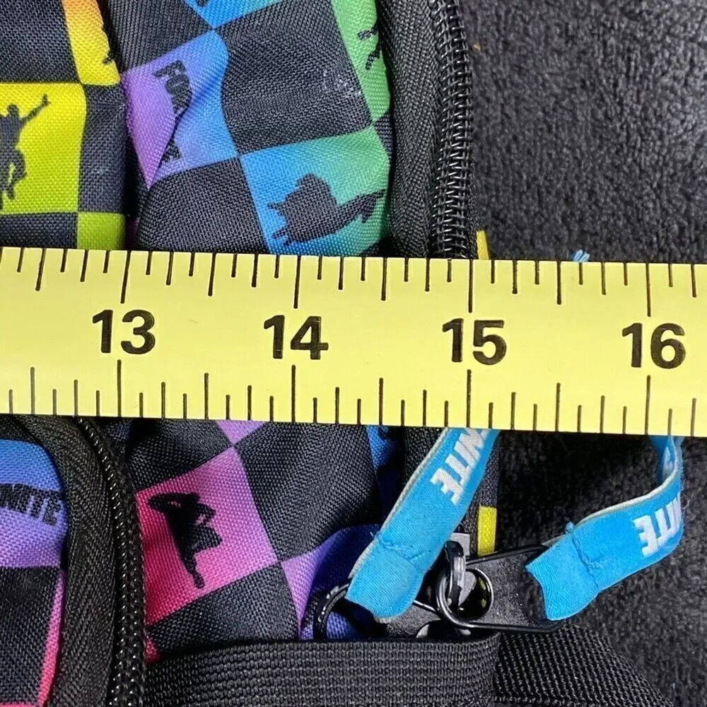 Fortnite Backpack Rainbow Checkered 17